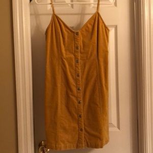 Yellow Button Down Dress